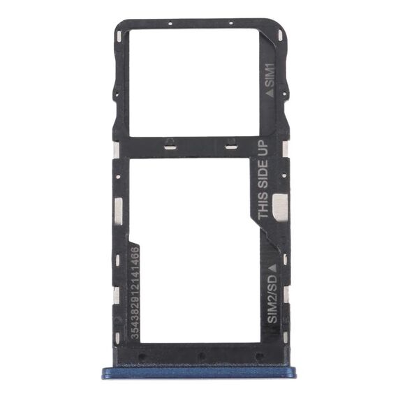 Per TCL 20 R 5G Vassoio per scheda SIM originale + Vassoio per scheda Micro SD (blu)