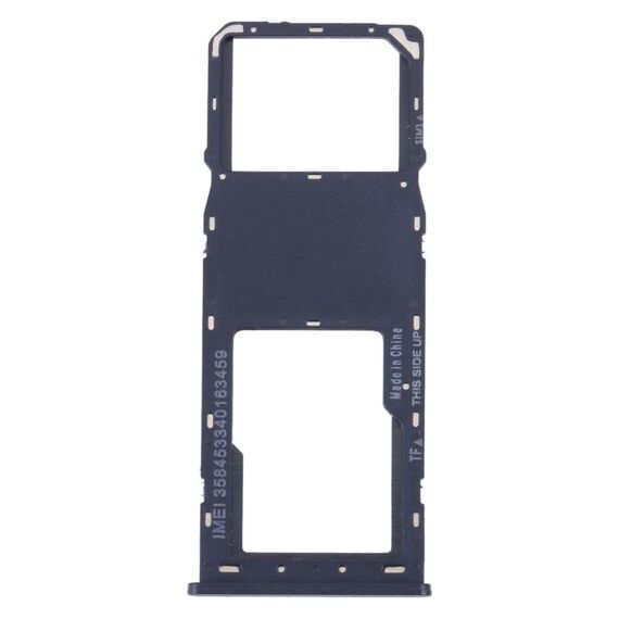 Per Alcatel 1V 2021 Vassoio per scheda SIM originale + Vassoio per scheda Micro SD (blu)