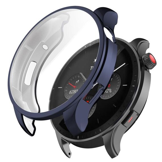 Per Amazfit GTR 4 Custodia per orologio completamente chiusa in TPU (blu)