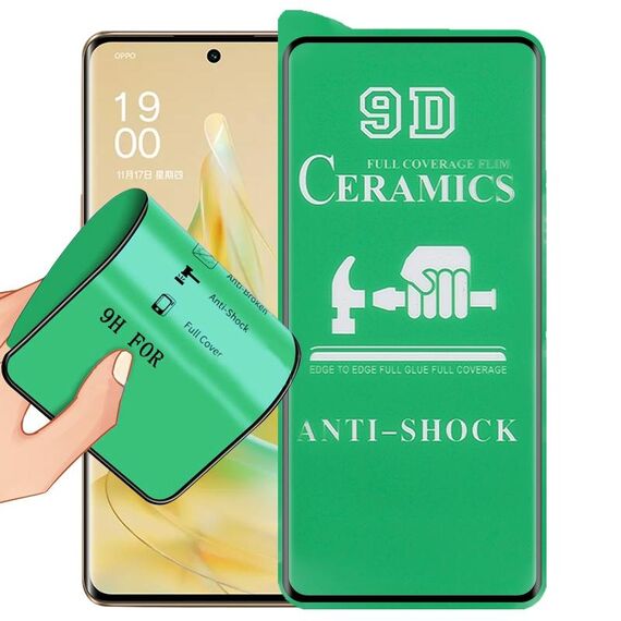 Per OPPO Reno9 Pro 9D Full Screen Full Glue Ceramic Film