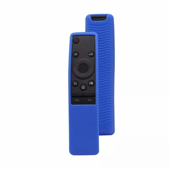 Custodia protettiva in silicone antiscivolo per telecomando Samsung serie BN59 Smart TV (blu)