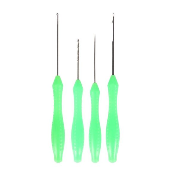 4 pezzi / set amo da pesca alla carpa Ago da pesca con perline esche