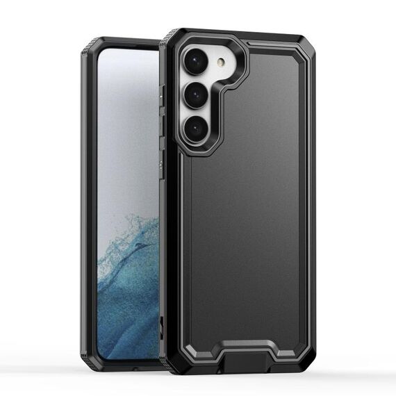 Per Samsung Galaxy S23 5G Armor Custodia per telefono TPU + PC bicolore (nero)
