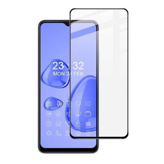 Per OPPO A17 4G Global imak 9H Durezza superficiale Pellicola in vetro temperato a schermo intero Serie Pro+