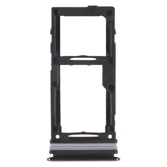 Per Samsung Galaxy A72 SM-A725 Vassoio per scheda SIM + Vassoio per scheda SIM / Vassoio per scheda Micro SD (Nero)