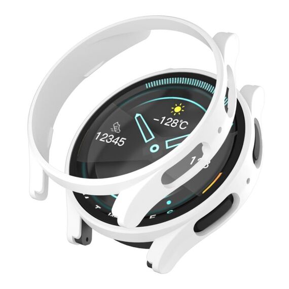 Per Samsung Galaxy Watch5 Pro 45mm Custodia protettiva per orologio a iniezione di carburante (bianca)