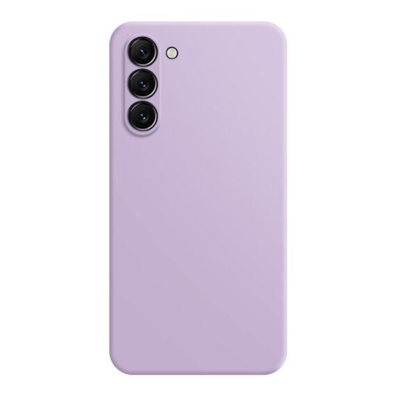 Custodia per telefono in silicone liquido imitazione Samsung Galaxy S23 + 5G (viola)