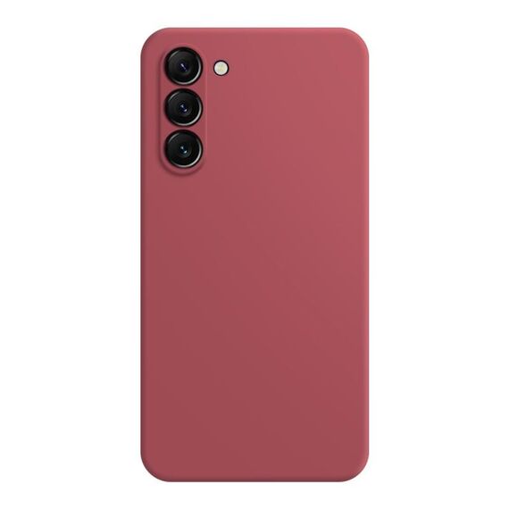 Per Samsung Galaxy S23 + 5G Custodia per telefono in silicone liquido imitazione (rosso)