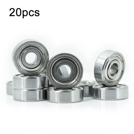 604zz 20pcs Cuscinetti in miniatura Cuscinetti a sfera a gola profonda silenziosi