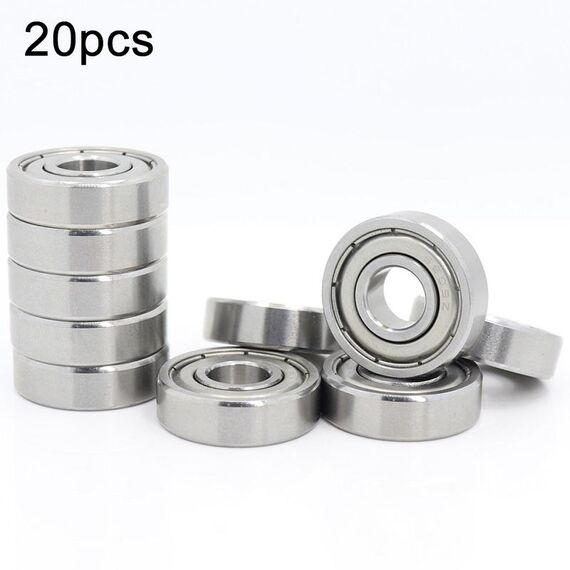 609zz 20pcs Cuscinetti in miniatura Cuscinetti a sfere a gola profonda silenziosi