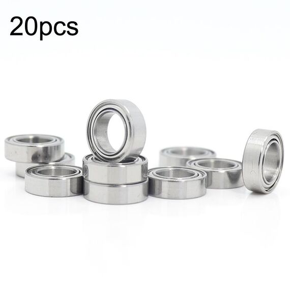MR106ZZ 20pcs 6x10x3mm Cuscinetto a sfere a gola profonda in miniatura, stile: bassa velocità