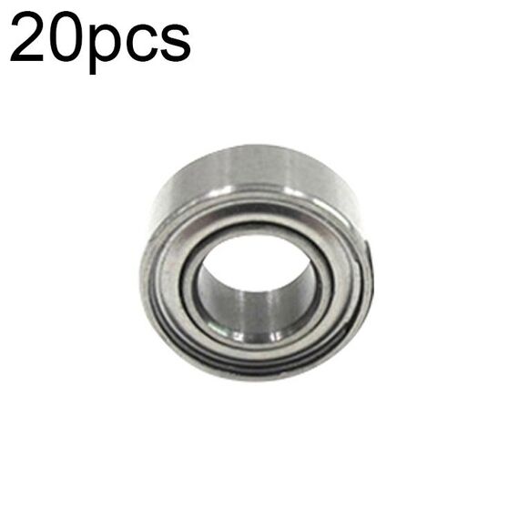 Cuscinetti silenziosi in miniatura da 20 pezzi 5x10x4mm per macchinari e attrezzature per ingranaggi ad alta velocità (MR105ZZ)
