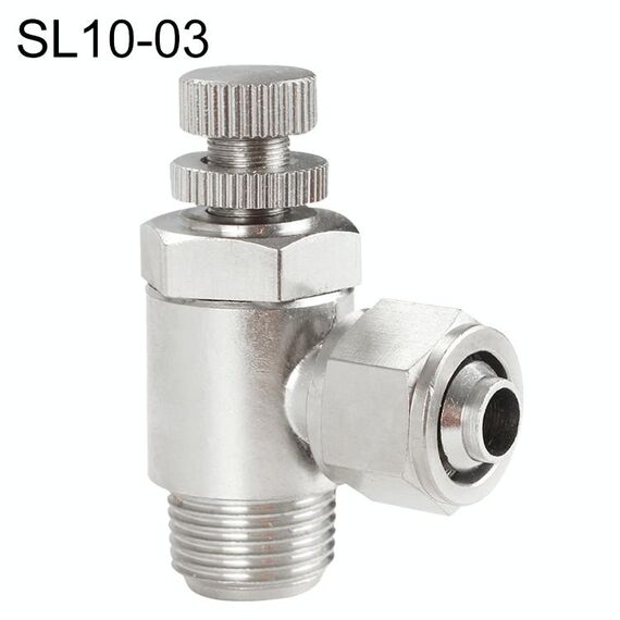 SL10-03 LAIZE Connettore femmina per blocco valvola a farfalla a montaggio rapido in rame nichelato