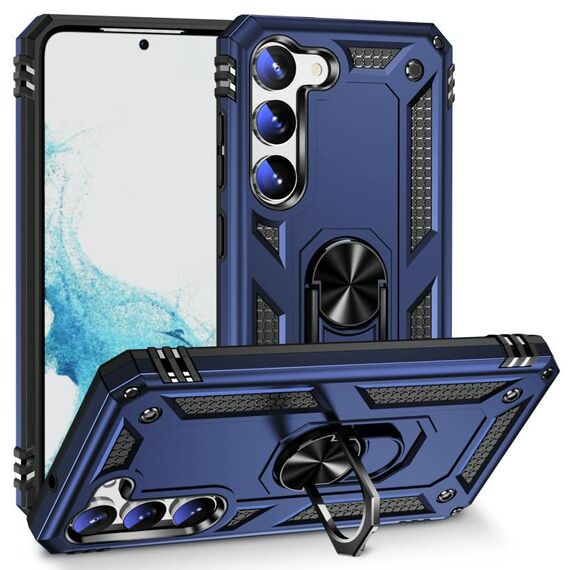 Per Samsung Galaxy S23 5G TPU antiurto + custodia per PC (blu)