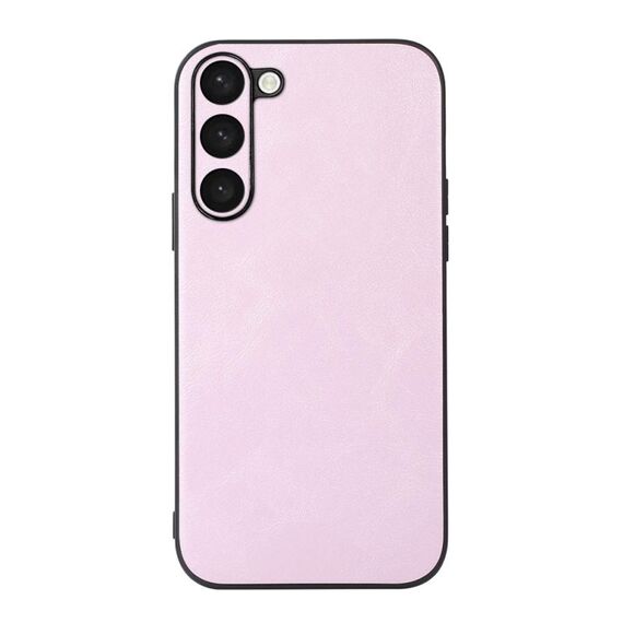 Per Samsung Galaxy S23 5G Custodia per cellulare in pelle bovina Texture PU (rosa)