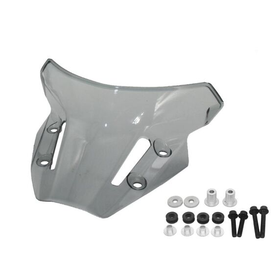 Per Yamaha MT09 FZ09 21-22 Parabrezza deflettore flusso d'aria moto (grigio)