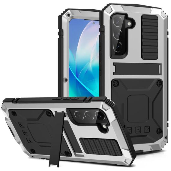 Per Samsung Galaxy S23 + 5G R-JUST Life Custodia per telefono antiurto antipolvere impermeabile (argento)