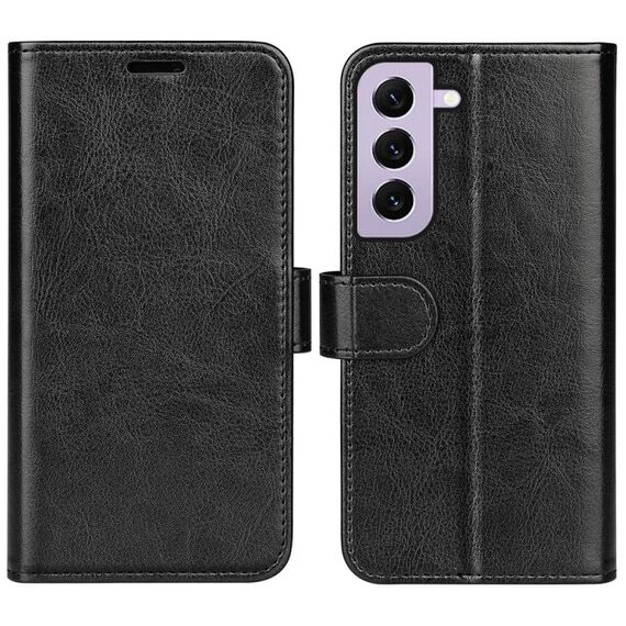 Custodia in pelle per Samsung Galaxy S23 5G R64 Texture (nera)