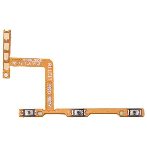 Per Tecno Camon 17 CG6 CG6j Pulsante di accensione OEM e cavo flessibile del pulsante del volume