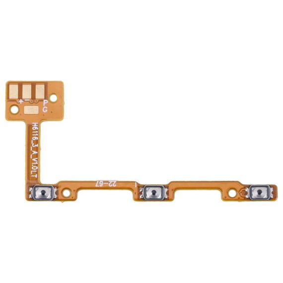 Per Tecno Spark 6 Air KE6, KE6j Pulsante di accensione OEM e cavo flessibile del pulsante del volume