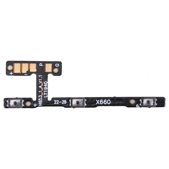 Per Tecno Camon 15 Pro/15 Premier CD8, CD8j Pulsante di accensione OEM e cavo flessibile del pulsante del volume