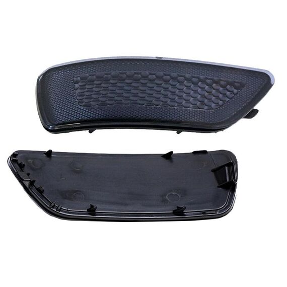 1 paio per Jeep Grand Cherokee 2011-2018 Riflettore lampada paraurti posteriore auto 57010720AC 57010721AC (nero fumé)