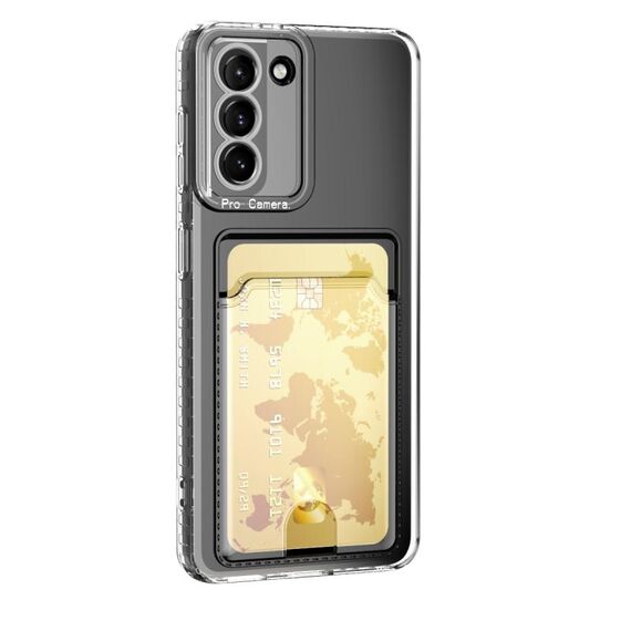 Custodia per telefono trasparente antiurto per Samsung Galaxy S23 + 5G (trasparente)
