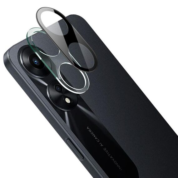 Per OPPO A58 5G imak Pellicola per lenti in vetro integrata ad alta definizione Versione nera