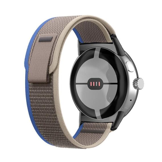 Per Google Pixel Watch Loop Black Connector Cinturino in nylon (blu)