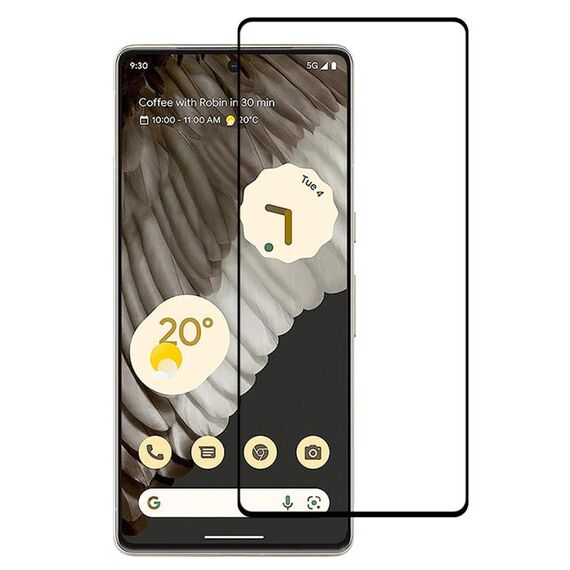 Per Google Pixel 7 Pro Pellicola in vetro temperato a schermo intero con bordo curvo 3D