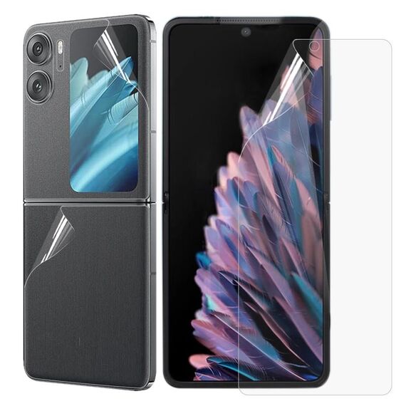 Per OPPO Trova N2 Flip 3 in 1 Protezione per schermo intero Pellicola idrogel antideflagrante