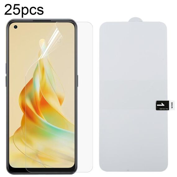 Per OPPO Reno8 T 4G 25 pezzi Protezione schermo intero Pellicola idrogel antideflagrante
