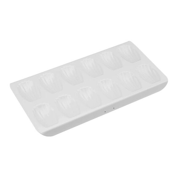 BM1067 Stampo per torta antiaderente a forma di conchiglia Stampo per teglia per biscotti da cucina, specificazione: addensare bianco