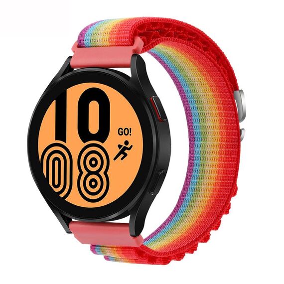 Cinturino per orologio universale in nylon da 20 mm (arcobaleno)