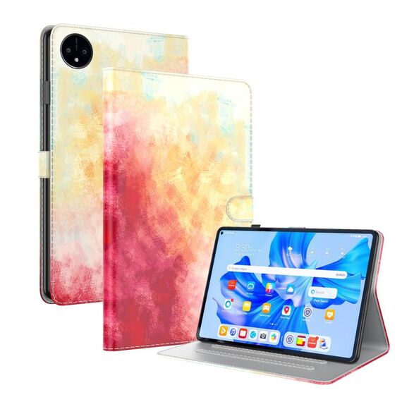 Per Huawei MatePad Pro 11 2022 Custodia per tablet in pelle con motivo ad acquerello (ciliegia primaverile)