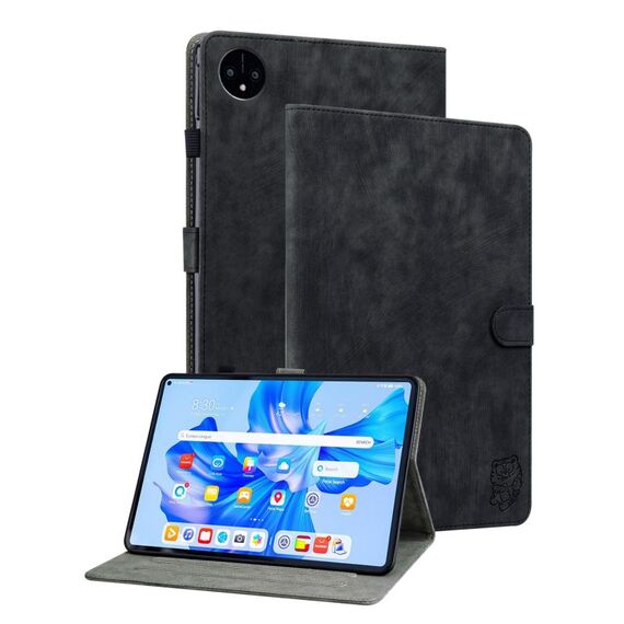 Per Huawei MatePad Pro 11 2022 Custodia per tablet in pelle con motivo a tigre (nero)