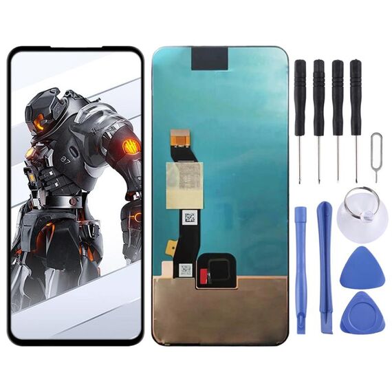 Schermo LCD AMOLED per ZTE Nubia Red Magic 7S Pro NX709S con digitalizzatore assemblaggio completo (nero)