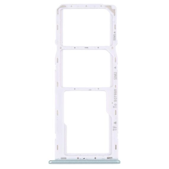 Per Samsung Galaxy M42 5G SM-A436B Vassoio scheda SIM originale + Vassoio scheda SIM + Vassoio scheda Micro SD (verde)