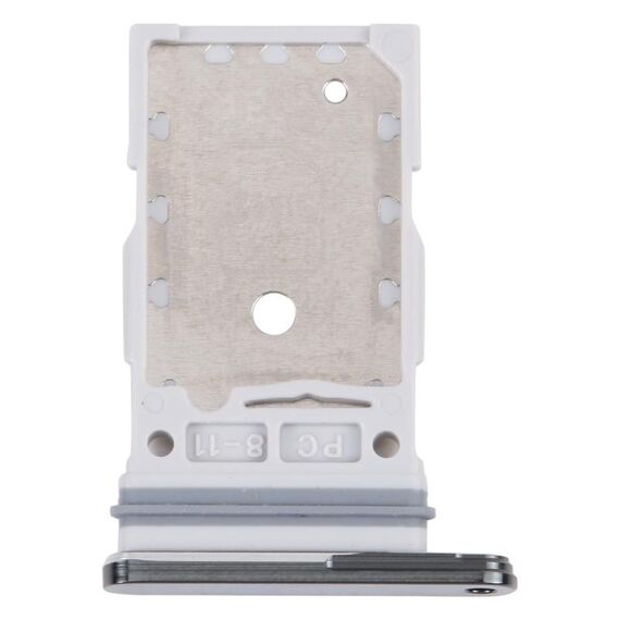 Vassoio per scheda SIM originale per Samsung Galaxy S23 Ultra SM-S918B + vassoio per scheda SIM (nero)