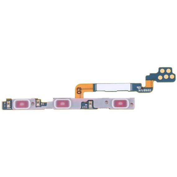Per Samsung Galaxy S23+ SM-S916B Pulsante di accensione e cavo flessibile del pulsante del volume originali