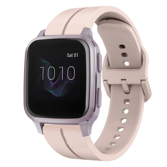 Per cinturino in silicone Garmin Venu SQ da 20 mm (rosa)