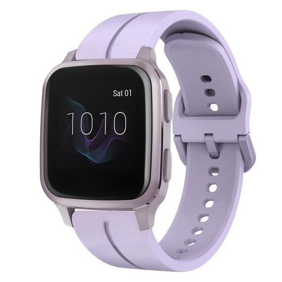 Per cinturino in silicone Garmin Venu SQ da 20 mm (viola)