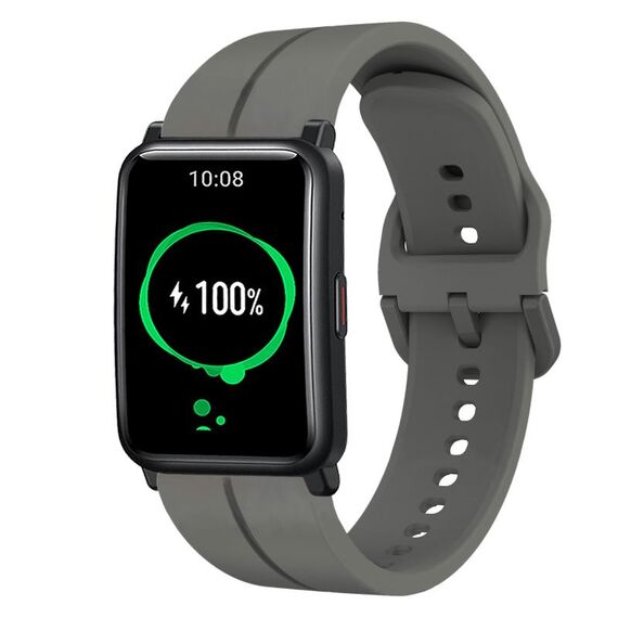 Cinturino per orologio in silicone For Honor Watch ES da 20 mm (grigio scuro)