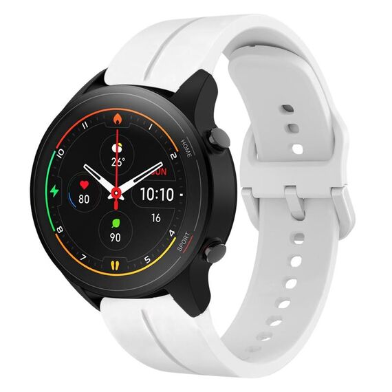 Per cinturino in silicone Xiaomi MI Watch S1 Pro 22mm Loop (bianco)