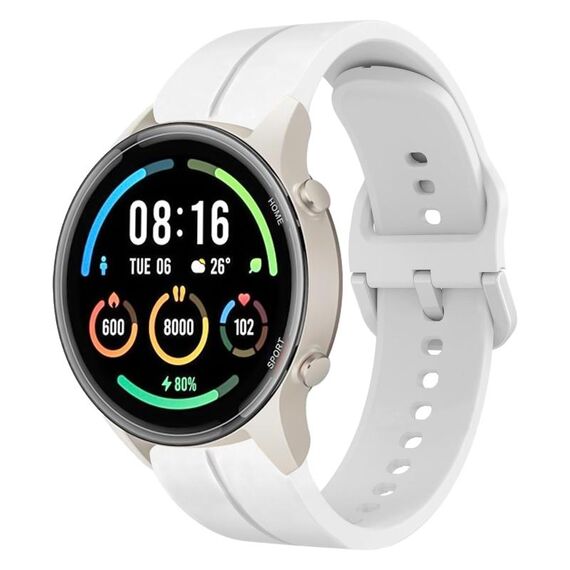 Per Xiaomi MI Watch Sport 22mm Loop cinturino in silicone (bianco)
