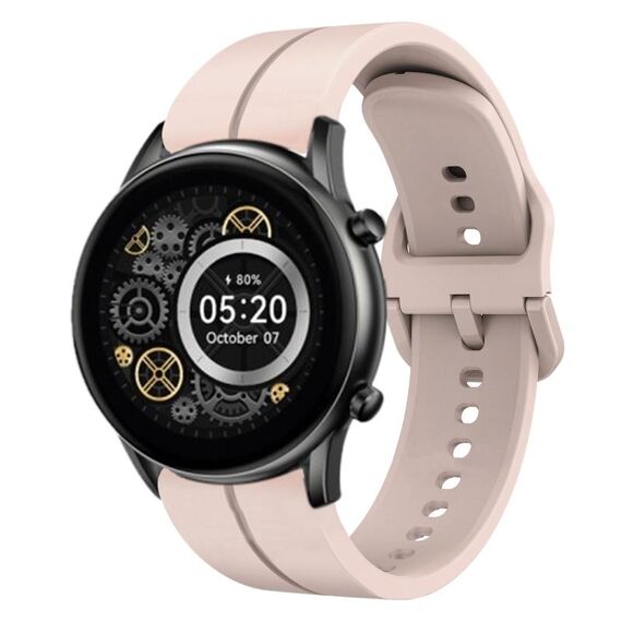 Per Xiaomi Haylou RT2 LS10 cinturino in silicone da 22 mm con cinturino (rosa)