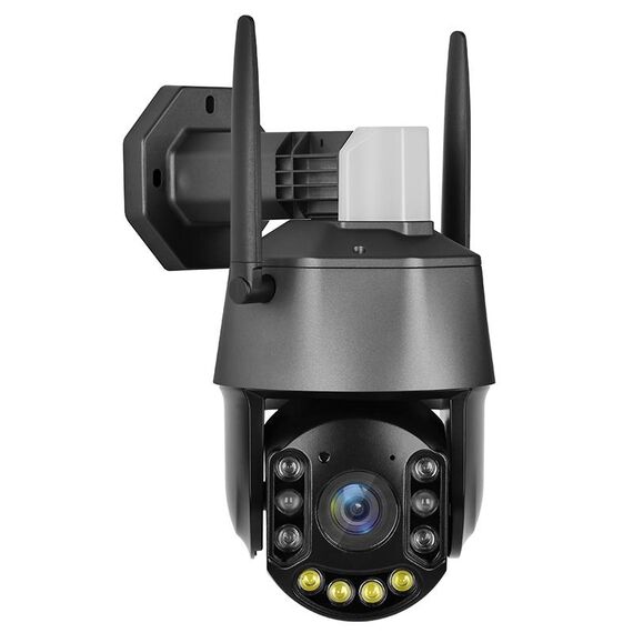 La fotocamera sferica laser WiFi wireless QX71 da 5 MP supporta il monitoraggio vocale e mobile bidirezionale (nero)