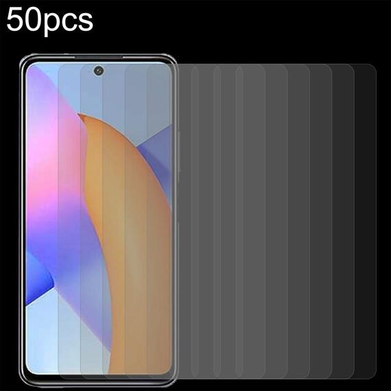 Per Honor X10 Lite 50pz 0.26mm 9H 2.5D Pellicola in vetro temperato