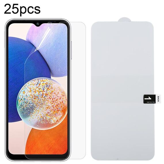 Per Samsung Galaxy A14 5G / 4G / Galaxy M14 25 pezzi Protezione schermo intero Pellicola idrogel antideflagrante