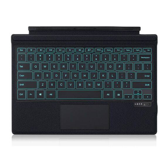 Per Microsoft Surface Pro 3/4/5/6/7/7+ Tastiera Bluetooth magnetica con retroilluminazione